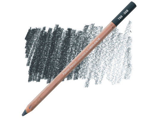 008 Greyish Black Pastel Potlood Caran D'Ache