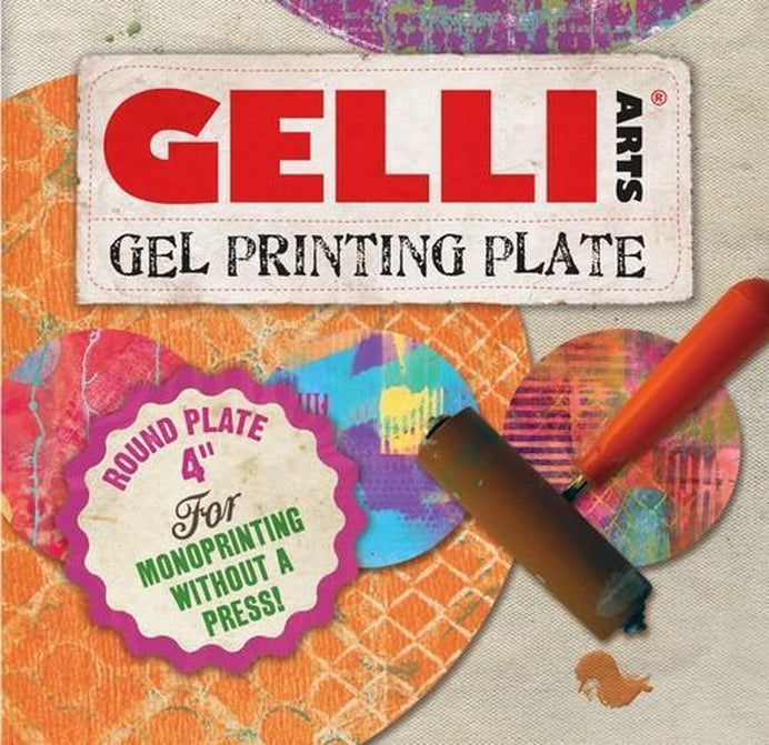 Gelli Arts printingplate rond 20,32 Monotype