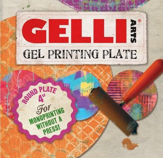 Gelli Arts printingplate rond 20,32 Monotype