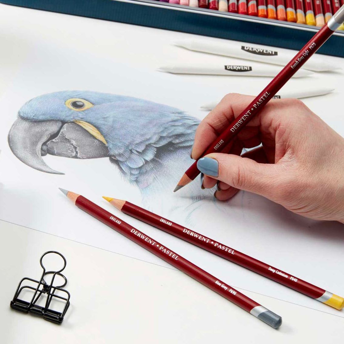 Derwent pastel potloden set 36