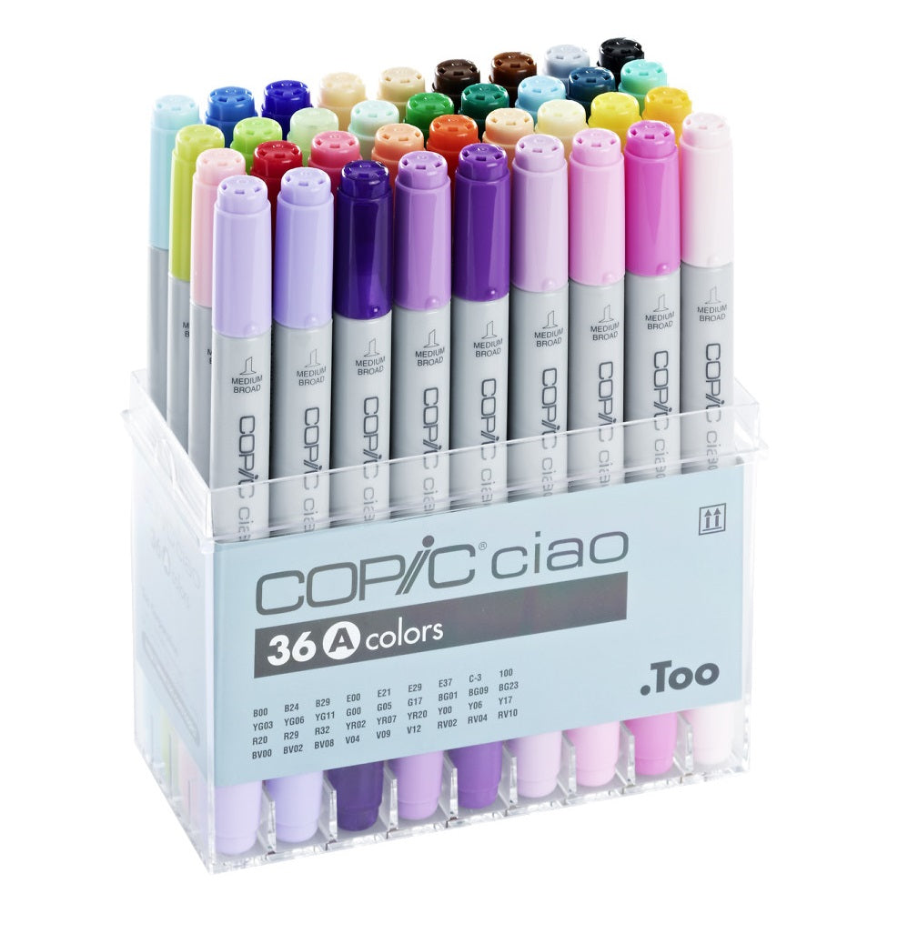 Copic Ciao set, 72 kleuren set A
