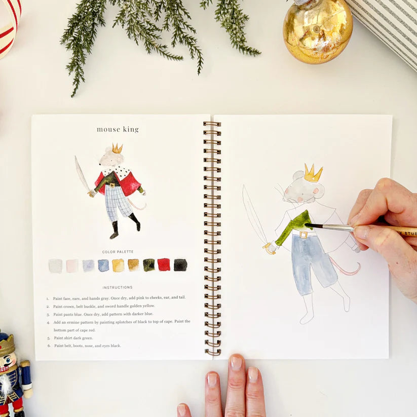 Aquarelverf werkboek - Nutcracker- emily lex studio watercolor workbook