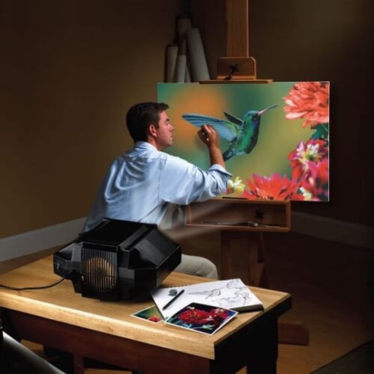 LED Super Prism Episcoop Artograph Tracer