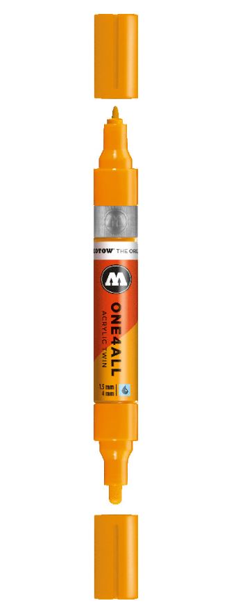 Light Orange Twin Marker One4All Molotow