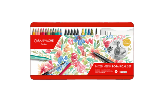 Mixed media botanical set Caran d'ache