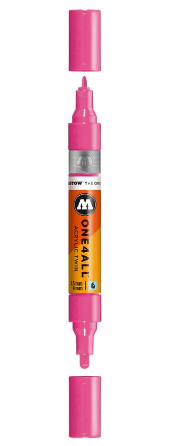 Neon Pink Twin Marker One4All Molotow