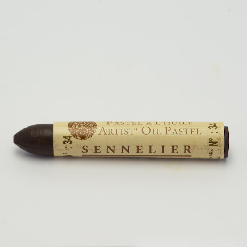 Omber Gebrand 34 oliepastel Sennelier 5ml