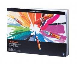 One4all professional sketchbook a3 landscape MOLOTOW papier 40 vellen zachte cover