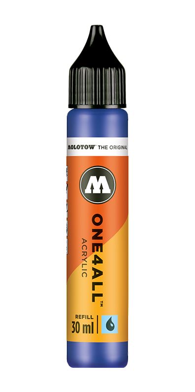 TRUE BLUE Acryl Inkt Refill 30ml Molotow One4All Acrylic