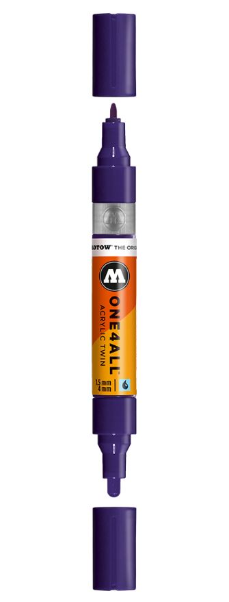 Violet Dark Twin Marker One4All Molotow