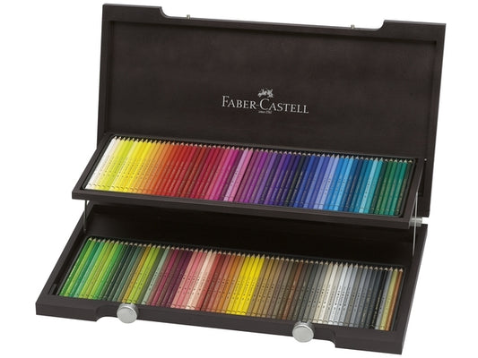 Faber Castell 120 Kleurpotloden Polychromos houten kist