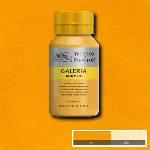 500ml  115 S1  Cadmium Yellow Deep Hue Galeria Acryl