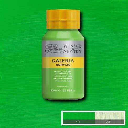500ml  483 S1  Permanent Green Light Galeria Acryl