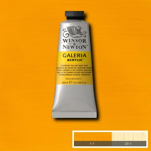 60ml  115 S1  Cadmium Yellow Deep Hue Galeria Acryl