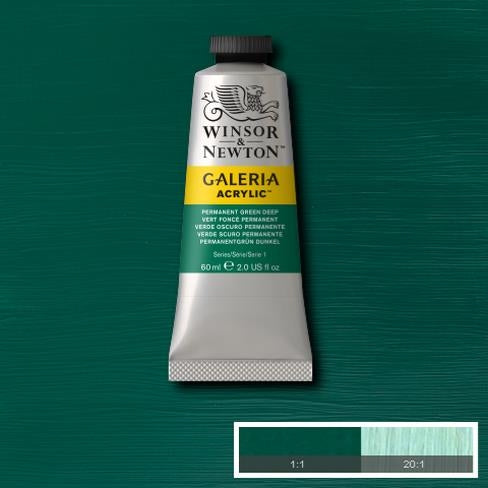 60ml  482 S1  Permanent Green Deep Galeria Acryl