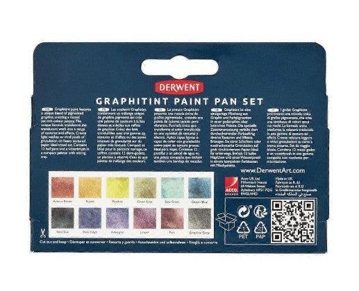 Derwent Graphitint paint pan set