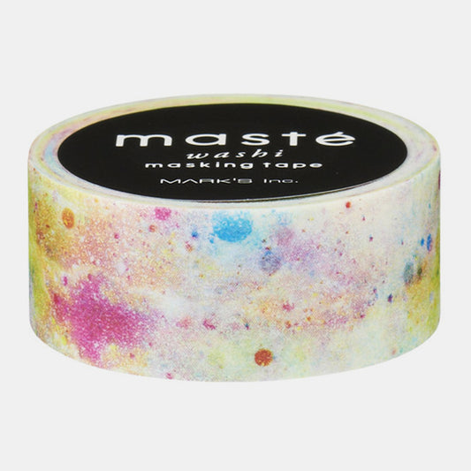 Washi tape Masté katten regenboog verfspetters