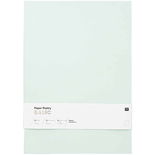 Rico design gekleurd papier mint groen a4