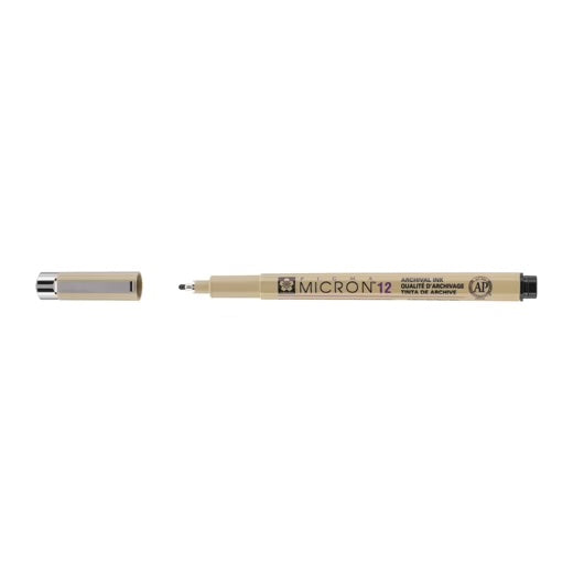 Pigma Micron 12 (0.7 mm) BLACK Sakura Fineliner