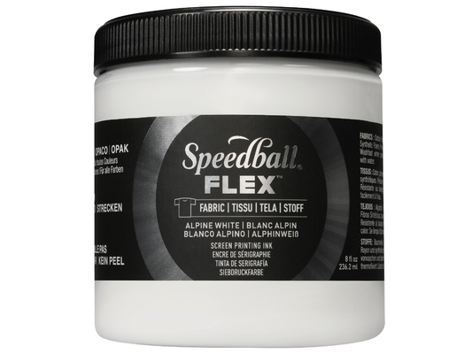 Speedball flex textielverf wit