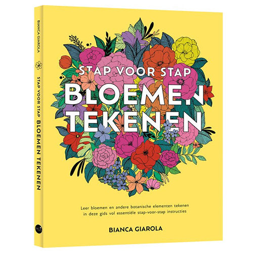 Stap Voor Stap Bloemen Tekenen - Boek
