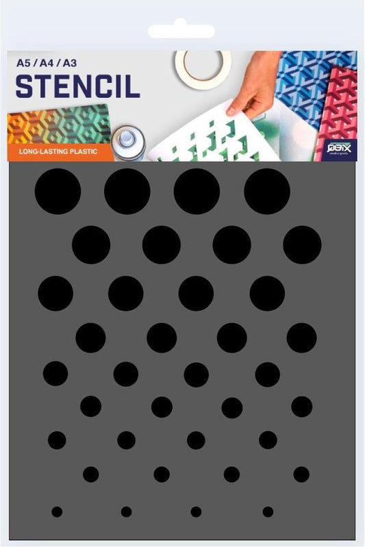 Vormen stencil A4
