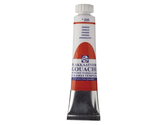 Gouache 235 ORANJE 20ml Talens plakkaatverf