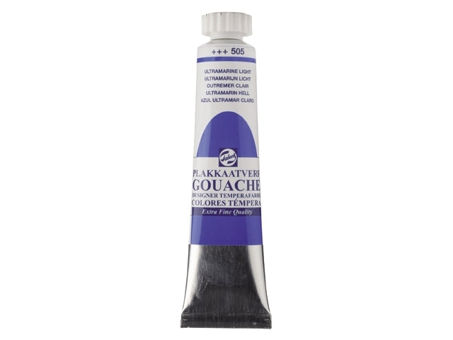 Gouache 505 ULTRAMARIJN LICHT 20ml Talens plakkaatverf