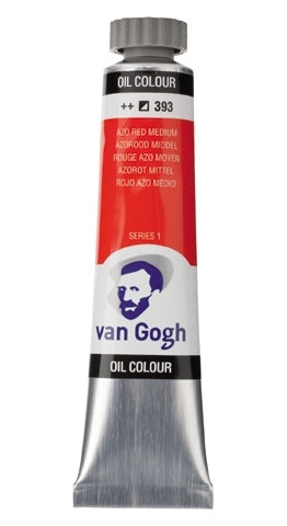 Azorood Middel 393 S1  Olieverf 20 ml. Van Gogh