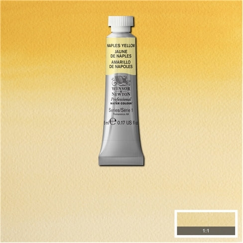Naples Yellow 5ml 422 S1 Artist's Aquarel Winsor & Newton