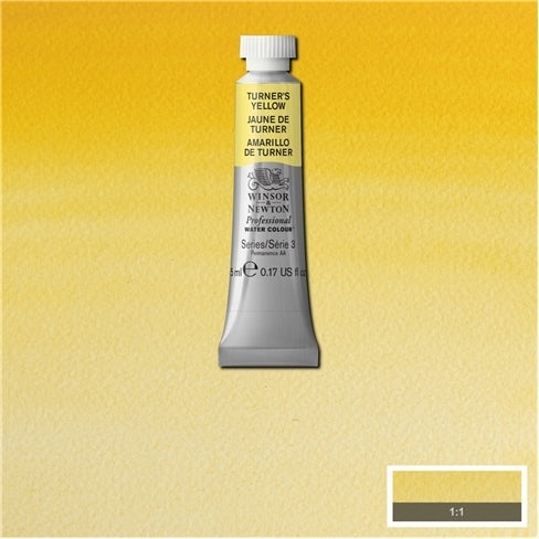 Turners Yellow 5ml 649 S3 Artist's Aquarel Winsor & Newton