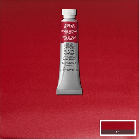 Winsor Red Deep 5ml 725 S1 Artist's Aquarel Winsor & Newton