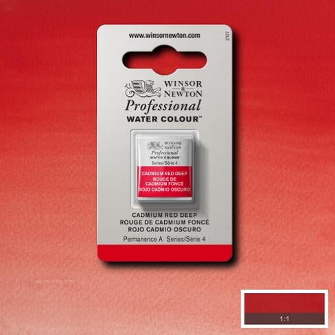 Cadmium Red Deep napje 097 S4 Artist's Aquarel Winsor & Newton