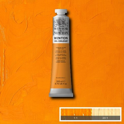 Cadmium Yellow Deep Hue (46) 115 200 ml. Winton olieverf