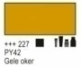 227 Gele Oker 1 liter Acryl 1000ml  pot Amsterdam