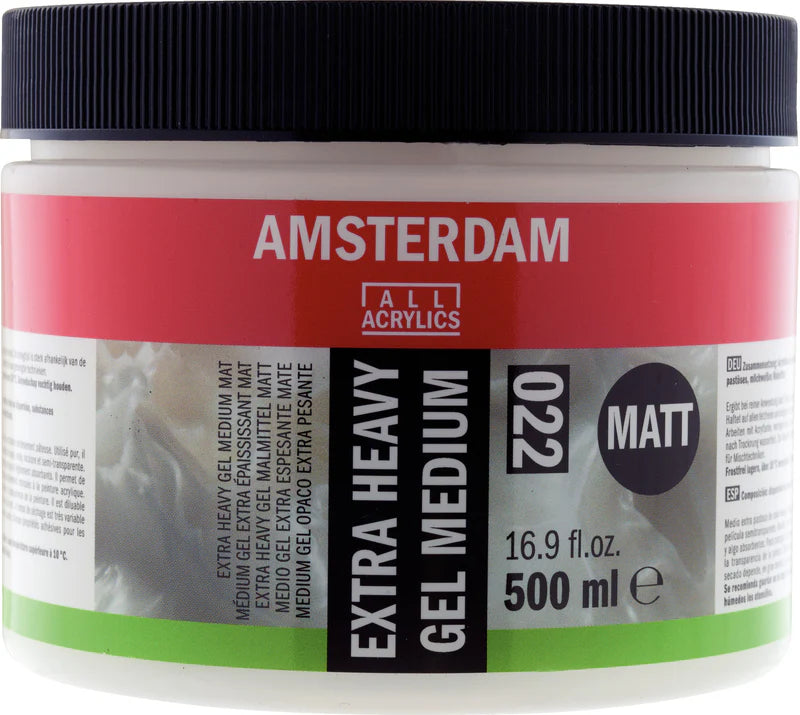 Extra Heavy Gel Mat Medium  022  500ml Amsterdam