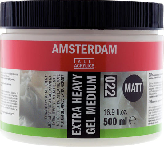 Extra Heavy Gel Mat Medium  022  500ml Amsterdam