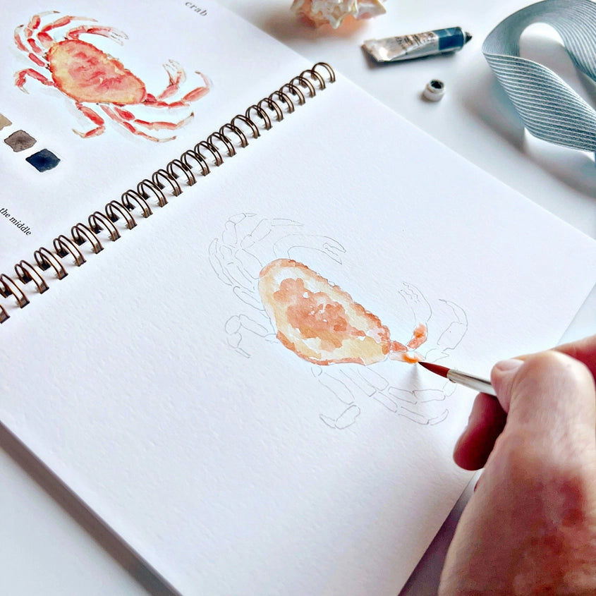 Aquarelverf werkboek - Seaside- emily lex studio watercolor workbook