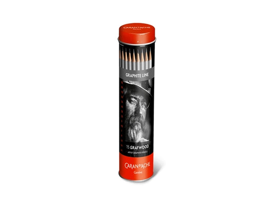 Caran D'Ache Graphite Line 15 Grafwood potloden set