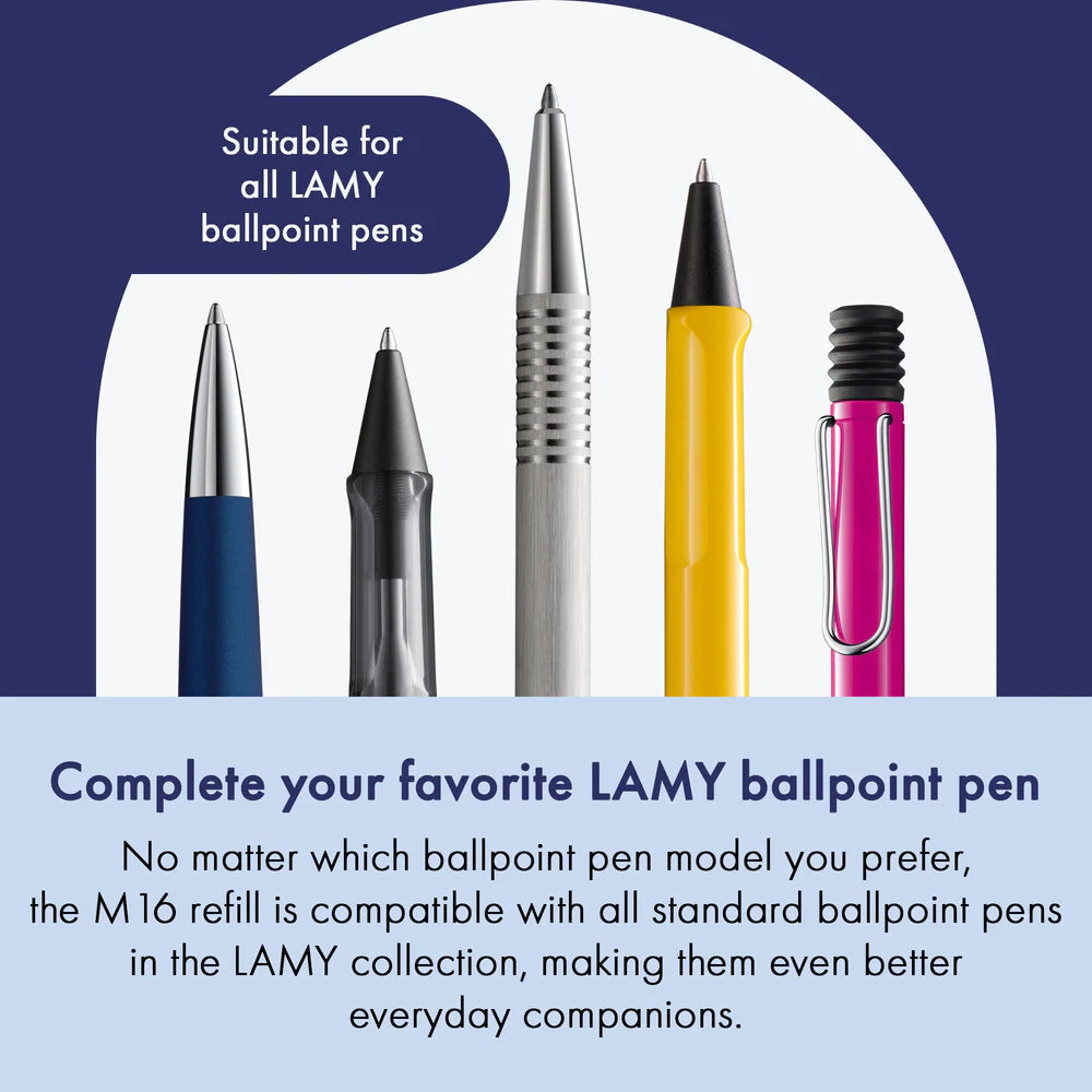 Balpenvulling LAMY blauw (M) M16