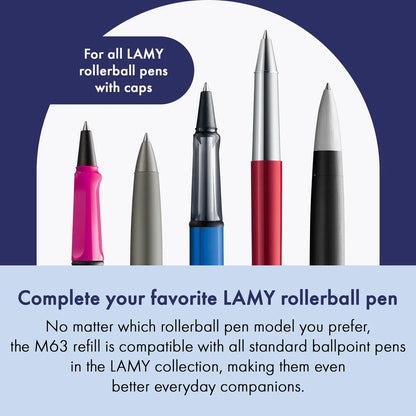 Rollerballvulling LAMY Zwart (M) M66