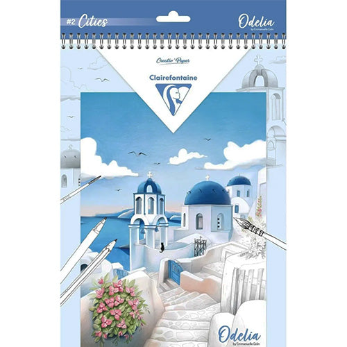 Kleurboek Clairefontaine Odelia - #2. Steden - Boek