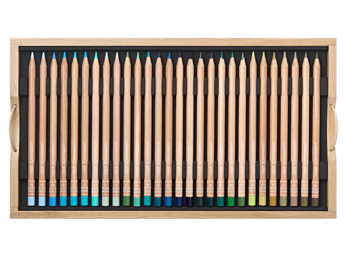 Luminance Set 112 Kleuren houten kist Caran D'Ache Aanbieding