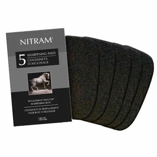 Nitram 5 Vervangpads voor Houtskoolslijper