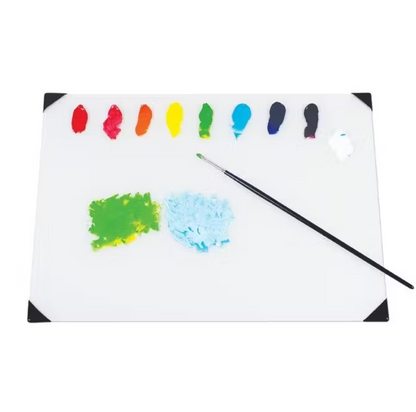 Glazen Palet Wit 30X40cm Masterson