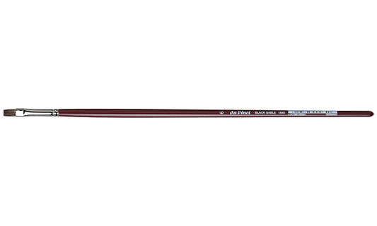 Davinci penseel Olie 1840.6 Black Sable Plat