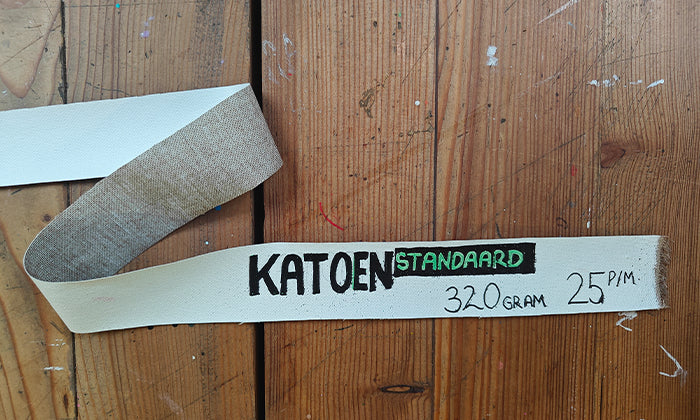 Katoen doek op rol professionele kwaliteit (2.1mx10m)