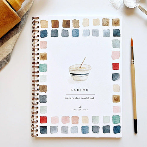 Aquarelverf werkboek - Bakken