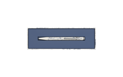 Limited Edition BallPoint Caran D'ache 849 Toile de Jouy wit
