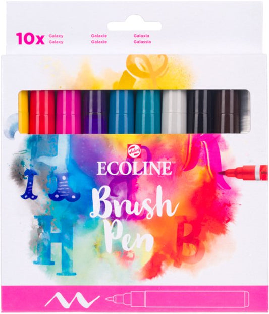 Ecoline Brushpen set 10 Galaxy